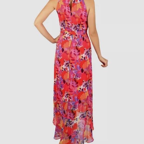 Julia Jordan Vibrant Floral High Low Dress - Picture 1 of 11